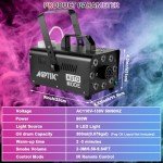 500W Fog Machine with LED Lights for Halloween