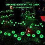 Scary Solar Eyeball Lights for Halloween Decor