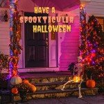 Vibrant 85FT Solar Halloween String Lights - 2-Pack