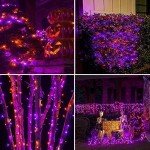 Vibrant 85FT Solar Halloween String Lights - 2-Pack