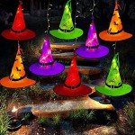 Glowing Witch Hat String Lights - 8 Pcs