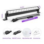 40W LED Black Light Bar for Halloween Glow