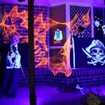 40W LED Black Light Bar for Halloween Glow