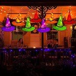 Glowing Witch Hat String Lights - 8 Pcs