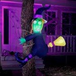 4 Ft Inflatable Witch Halloween Yard Decoration