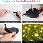 6-Pack Firefly Solar Garden Lights for Halloween