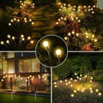 6-Pack Firefly Solar Garden Lights for Halloween