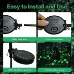 Scary Solar Eyeball Lights for Halloween Decor