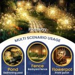 GIGALUMI Solar Fairy Garden Lights - 2 Pack