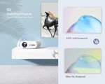 Halloween-Themed Mini Projector with WiFi & Bluetooth