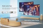 Upgraded 4K Outdoor Projector with WiFi & Bluetooth