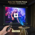 Halloween Mini Projector - 1080P Portable Spooky Fun