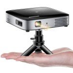 GooDee Mini 4K Halloween Movie Projector & Tripod