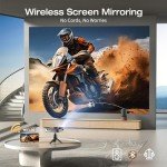 GooDee Mini 4K Halloween Movie Projector & Tripod