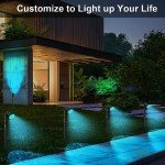 Smart RGB Landscape Spot Lights for Halloween Decor