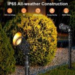 Smart RGB Landscape Spot Lights for Halloween Decor