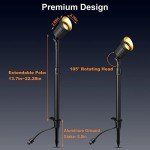 Smart RGB Landscape Spot Lights for Halloween Decor