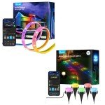 Govee 50ft RGBIC Outdoor Strip & Pathway Lights