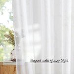 White Sheer Curtains for Halloween Home Decor