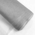 Silver Fabric Tulle Roll for Halloween Decor