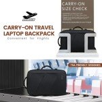 LOVEVOOK 40L Expandable Travel Backpack - Black