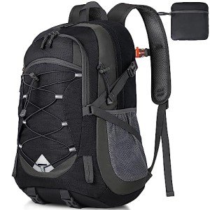 Sac à Dos Imperméable 40L Ultraléger Noir