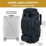 Vaupan 80L Waterproof Backpack for Outdoor Adventures