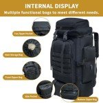 Vaupan 80L Waterproof Backpack for Outdoor Adventures