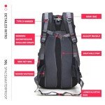 Sac à dos léger étanche 50L pour voyages