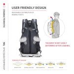 Sac à dos léger étanche 50L pour voyages