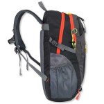 Sac à Dos Étanche 30L pour Trekking Noir