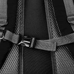 Sac à Dos Étanche 30L pour Trekking Noir
