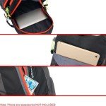 Sac à Dos Étanche 30L pour Trekking Noir