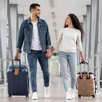 Flintronic Leather Luggage Tags - 2 Pack