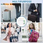 Alyvisun 6-Pack Waterproof Cruise Luggage Tags