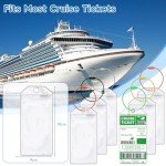 Alyvisun 6-Pack Waterproof Cruise Luggage Tags