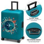 Youth Carbon Fiber Luggage Cover for 18-32" Bags