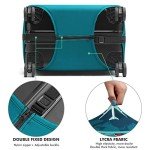 Youth Carbon Fiber Luggage Cover for 18-32" Bags