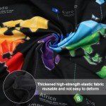 Pinsheng Elastic Travel Luggage Cover, Black, XL 29-32