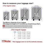 Elastic Suitcase Cover for Travel, 18-21 Inches