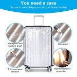 Transparent 28-Inch Luggage Cover for Travel