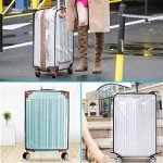 Transparent 28-Inch Luggage Cover for Travel
