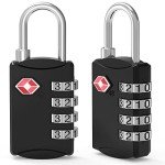 Diyife 4-Digit TSA Luggage Locks - 2 Pack