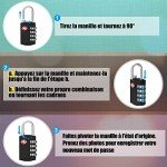 Diyife 4-Digit TSA Luggage Locks - 2 Pack