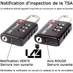 TSA Approved 3-Digit Luggage Locks - 4 Pack