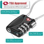 ZHEGE 3-Digit TSA Travel Lock - Black