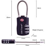 TSA Approved Travel Cable Lock - 3 Digit Code