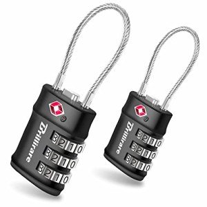Brillirare TSA Approved Travel Combination Locks (2-Pack)