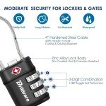 Brillirare TSA Approved Travel Combination Locks (2-Pack)