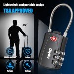 TSA Approved 3-Digit Luggage Lock - 2 Pack